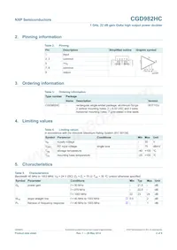 CGD982HC Datasheet Page 2