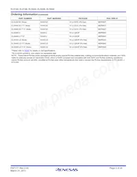 EL5444CUZ-T7 Datasheet Pagina 3