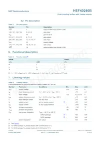 HEF40240BT Datasheet Pagina 3