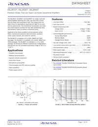 ISL28107FRTZ-T7A Datasheet Cover