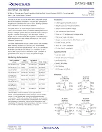 ISL28138FHZ-T7 Datasheet Copertura