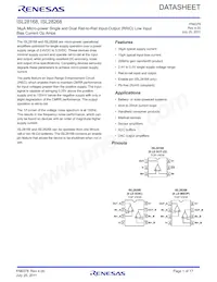 ISL28268FUZ-T7 Datenblatt Cover