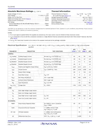 ISL59446IRZ-T7 Datasheet Pagina 4