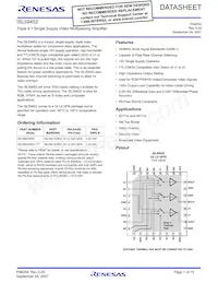 ISL59452IRZ-T7 Datasheet Copertura