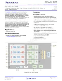 ISL79988ARZ Datasheet Copertura