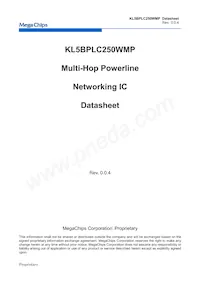 KL5BPLC250WMP數據表 封面