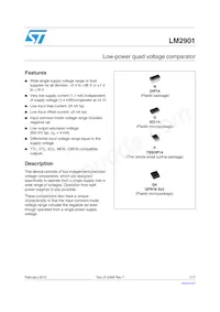 LM2901D Datasheet Cover