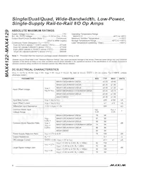 MAX4122EUK+TG002 Datasheet Pagina 2