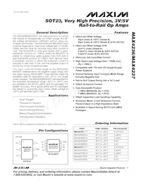 MAX4237EUT-T Datasheet Copertura