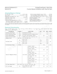 MAX4377TAUA+TGC1 Datasheet Pagina 2