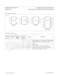 MAX4377TAUA+TGC1 Datasheet Pagina 7