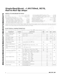 MAX4474EUA-T Datasheet Pagina 2