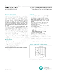 MAX4476ATT+T Datasheet Copertura