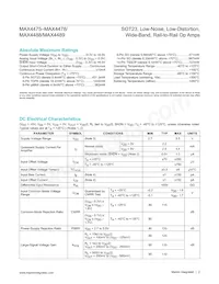 MAX4476ATT+T Datasheet Page 2