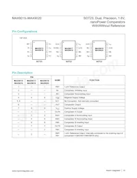 MAX9020EKA-T Datasheet Page 10