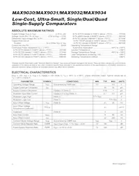 MAX9034AUD-T數據表 頁面 2