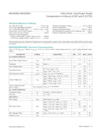 MAX9061EBS+T Datenblatt Seite 2
