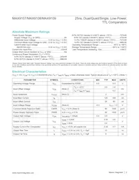 MAX9109EXT-T Datasheet Pagina 2