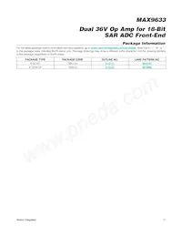 MAX9633ATA+ Datasheet Pagina 11