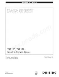 N74F126N Datasheet Copertura