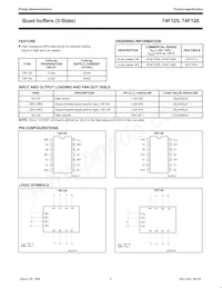 N74F126N Datenblatt Seite 2