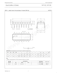 N74F126N Datenblatt Seite 7