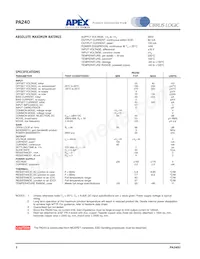 PA240CX Datasheet Pagina 2