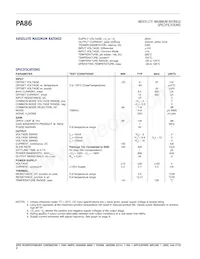 PA86EU Datasheet Pagina 2