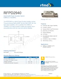 RFPD2940 Datasheet Copertura