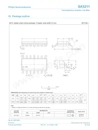 SA5211D/01數據表 頁面 22