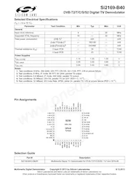 SI2169-B40-GM Datasheet Pagina 2