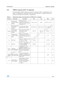 STHDLS101QTR Datasheet Page 15