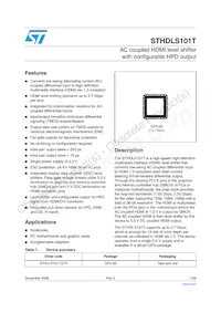 STHDLS101TQTR Datenblatt Cover