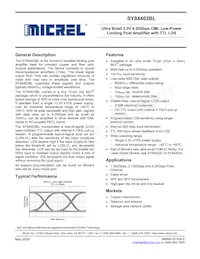 SY84403BLMG-TR Datenblatt Cover