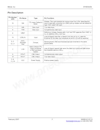 SY88343DLMG-TR Datasheet Page 3