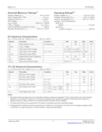 SY88343DLMG-TR Datasheet Page 4