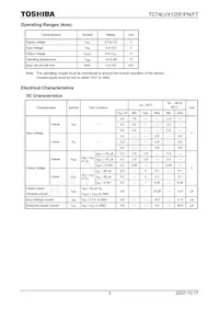 TC74LVX125FTELM Datasheet Page 3