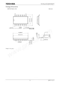 TC74LVX125FTELM Datasheet Page 5