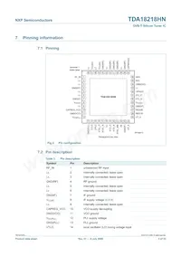 TDA18218HN/C1數據表 頁面 3