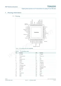 TDA8295HN/C1 Datasheet Pagina 7