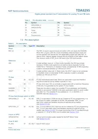 TDA8295HN/C1 Datasheet Pagina 8