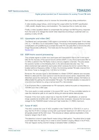 TDA8295HN/C1 Datasheet Pagina 11