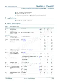 TDA9886HN/V4 Datenblatt Seite 2