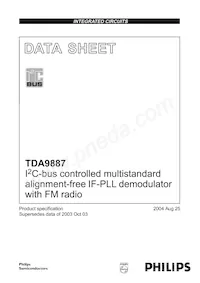 TDA9887T/V4 Datenblatt Cover