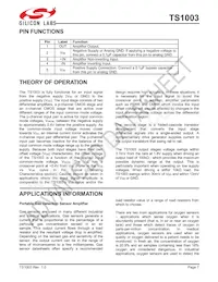 TS1003IJ5T Datasheet Page 7