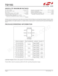 TS1103-50EG6T Datasheet Page 2