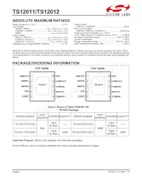 TS12012ITD1022T Datasheet Pagina 2