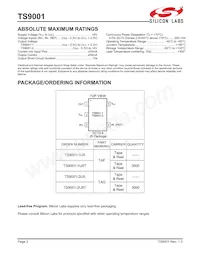 TS9001-2IJ5T Datasheet Pagina 2