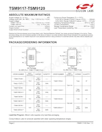 TSM9120EXK+T Datasheet Page 2