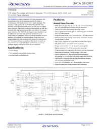 TW8836-LB2-CER5702 Datenblatt Cover